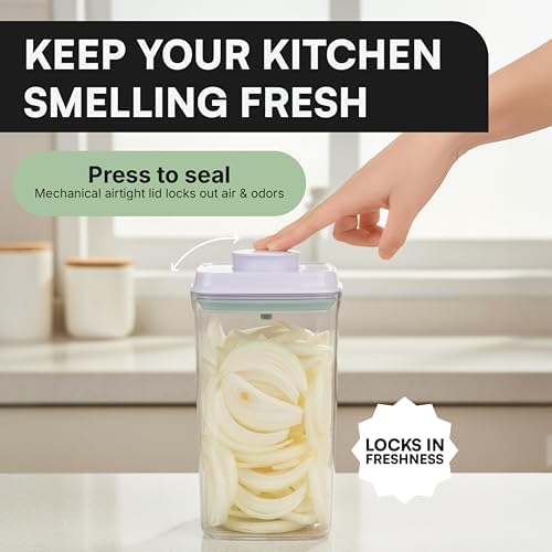 Bop Top Airtight Food Storage Containers | Pop-Top Lid | 8 Cups / 67 Oz - Image 7