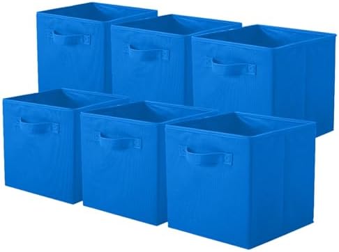 ShellKingdom Storage Bins, Foldable Fabric Storage Cubes And Cloth Storage by ShellKingdom
