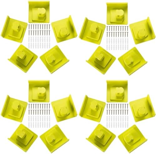 20 Pack Tool Holder Compatible with Ryobi 18V Wall Mount Plastic by Unknown