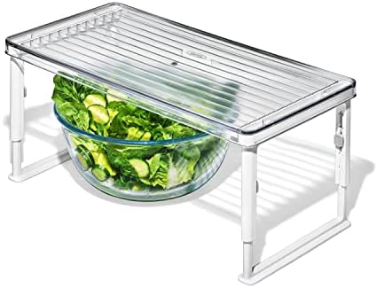 OXO Good Grips Adjustable Height Fridge Shelf Riser by Unknown