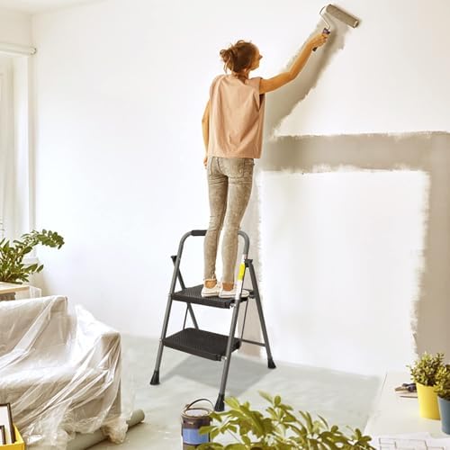 GOLYTON 2 Step Ladder,Step Stools for Adults, 500lbs Capacity - Image 7