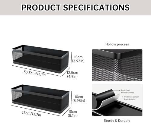 2-Pack Magnetic Shelves Laundry Room Organization - Image 3