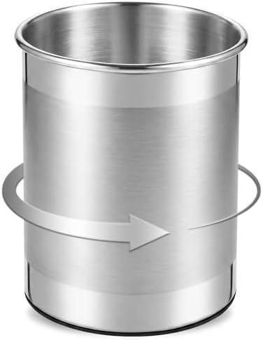 CHEFBEE 360° Rotating Stainless Steel Utensil Holder, Extra Large by ChefBee
