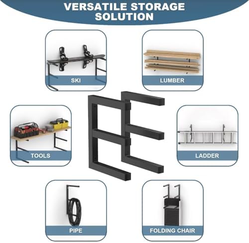 Ultrawall Lumber Storage Rack, Wall Mount Wood Storage Racks - Image 3