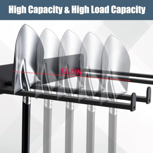 2Pcs Folding Chair Storage Rack Wall Mount, Garage Tool Organizer - Image 4