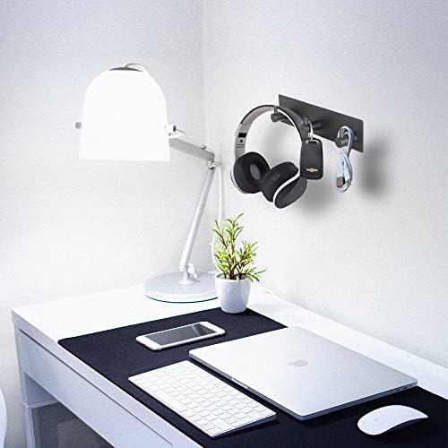 VIRFIN Key Holder for Wall with 2 Self-Adhesive Tapes, No Damage Key Holder Rack for Wall with 3 Key Hooks for Entryway, Door, Bathroom, Kitchen(Black) - Image 5