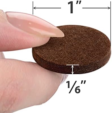 Felt Furniture Pads X-Protector - 48 PCS 1" - Premium Felt Pads (Brown) - Image 2