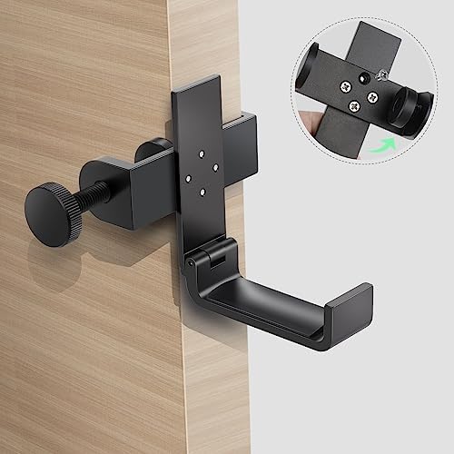 All Aluminum Foldable Headphone Holder for Desk, Black - Image 6