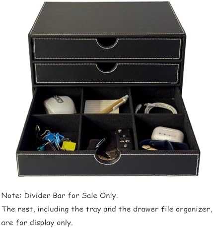 UnionBasic Divider Bar, Divider Strip for 3-Drawer File Organizer, Black - The Accessory of Dividing Bar Only, 3-Drawer File Organizer NOT Included - Image 6