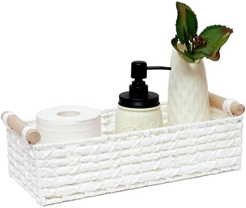 Basket for Toilet Paper Storage Baskets for Decor Organizing by STOBSK