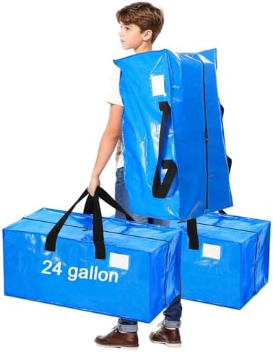 4 Pcs 24 Gallon Extra Large Moving Bags Heavy Duty Storage Bag - Image 2