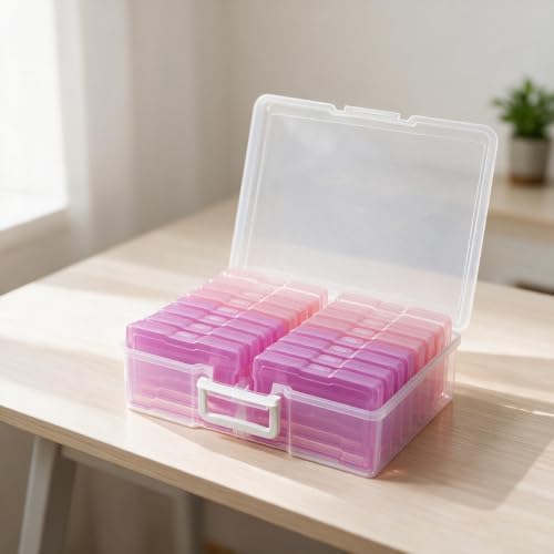 novelinks Photo Storage Boxes with Handle, Photo Organizers and Storage - Image 5