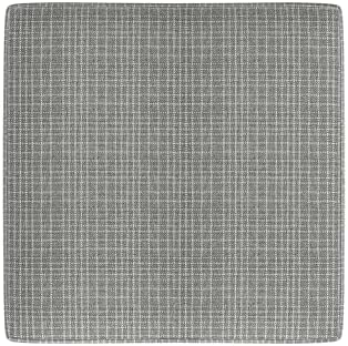 HomePop 18" Classic Square Storage Ottoman - Sage Mini Grid Pattern - Image 6