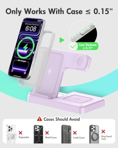 GETPALS Wireless Charger iPhone Charging Station for Apple Multiple Devices - Image 3