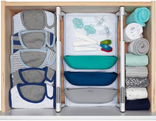 OXO Tot Expandable Dresser Drawer Divider, 4-Pack - Image 3