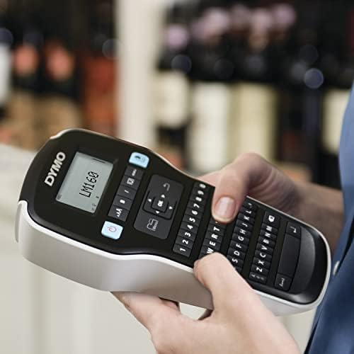 DYMO Label Maker LabelManager 160 Portable Label Maker, Easy-to-Use, One-Touch Smart Keys, QWERTY Keyboard, Large Display, for Home & Office Organization, Black - Image 6