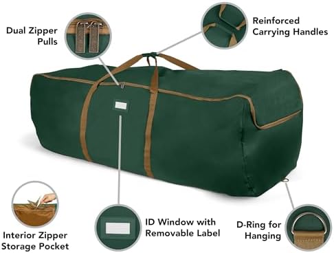 Covermates Storage Duffel Bag, 60" W x 28" D x 22" H, Green - Image 5