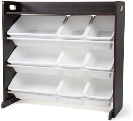 Humble Crew Kids Toy Organizer with Display Shelf, 9 Bins, 3 Tier Storage by HumbleCrew