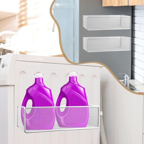 Magnetic Laundry Storage Basket for Washing Machine Side - Image 7