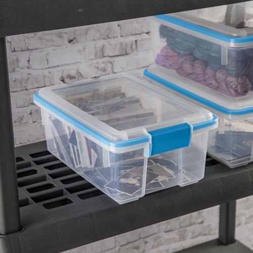 Sterilite Gasket Storage Box with Lids for Home & Office, 12 Quart, 12-Pack - Image 5