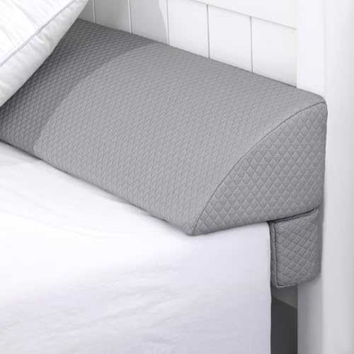 HOMBYS Wedge Pillow Headboard for Bed Gap,Foldable Bed Wedge Gap Filler King Size,Matterss Gap Filler,Multi Functional Bed Crack Pillow, Large King 76"x10.6"x6" or Gap Between (0-10") by HOMBYS