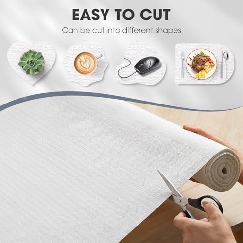 Drawer and Shelf Liner for Kitchen Cabinets, White, 12IN X 10FT - Image 4