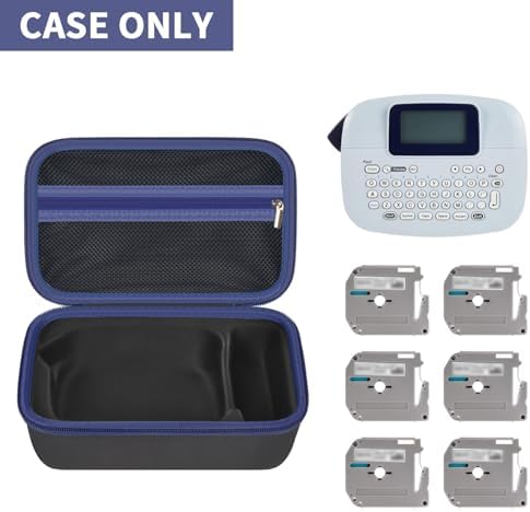 GWCASE Hard Case for Brother P-Touch PTM95 PT90 Handy Label Maker, Black - Image 2