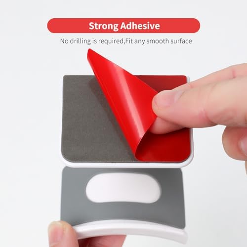 Game Headphone Stand for Desk Mini Headphone Hanger Holder with Strong Adhesive Game Headset Stand Headphone Holder-Under Desk… - Image 6