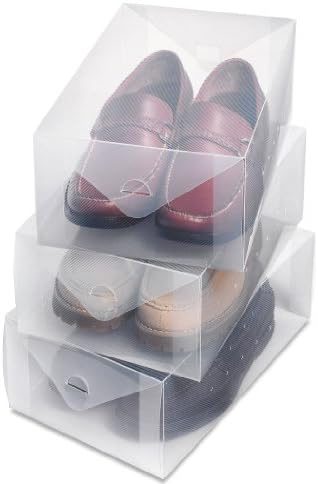 Whitmor Clear Vue Men's Shoe Box, S/3 by Whitmor