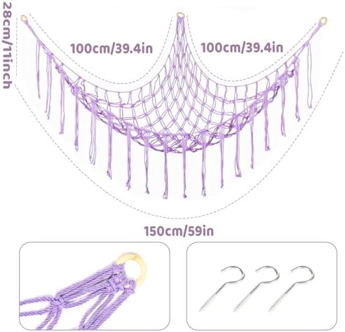 Stuffed Animal Hammock,Stuffed Animal Storage Net,Toy Pet Plushie Net - Image 2