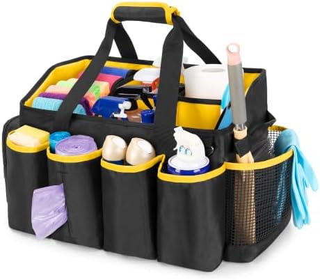PGmoon Extra-Large Cleaning Caddy Organizer Bag with Handle by PGmoon