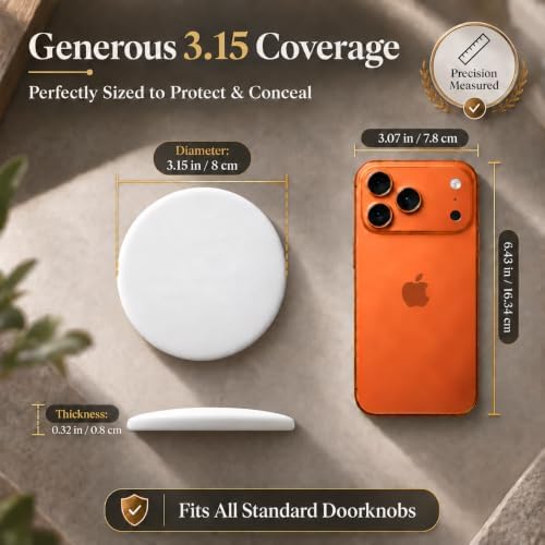 ProStoppr® Door Stoppers - Large 3.15" (8 Pack) - Strong Adhesive Backing - Image 4