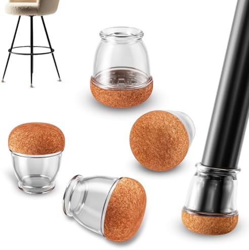 Ezprotekt 24Pcs Extra Small Chair Leg Floor Protectors for Dining Table by VisittheEzprotekt