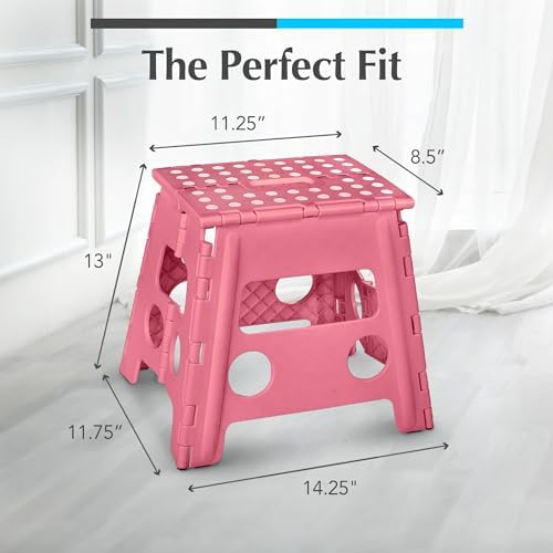 Handy Laundry Folding Step Stool 13 Inch, Sturdy for Adults, Non-Slip - Image 5