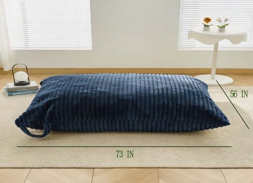 Kisoy Stuffed Animal Storage Bean Bag Bed Cover (No Filler) Washable - Image 6