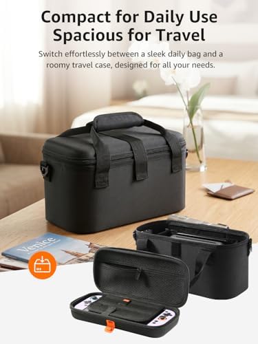 ACAQAUI All-in-One Carrying Case Only Compatible with Nintendo Switch 2, 2-in-1 Design — Heavy-Duty & Shockproof Travel Bag for Full System, Detachable Slim Case for Daily Use, Built-in Charging Port - Image 3