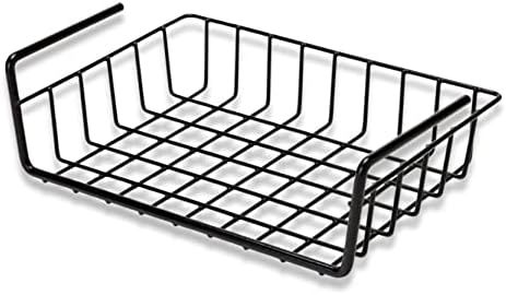 SnapSafe Hanging Shelf Document Basket, 76012 - Coated Wire Basket Maximizes Storage for Documents, Gun Accessories, & Ammo - Easy Access Under Shelf Storage for Gun Safes - Holds Up to 40 Pounds by SnapSafe