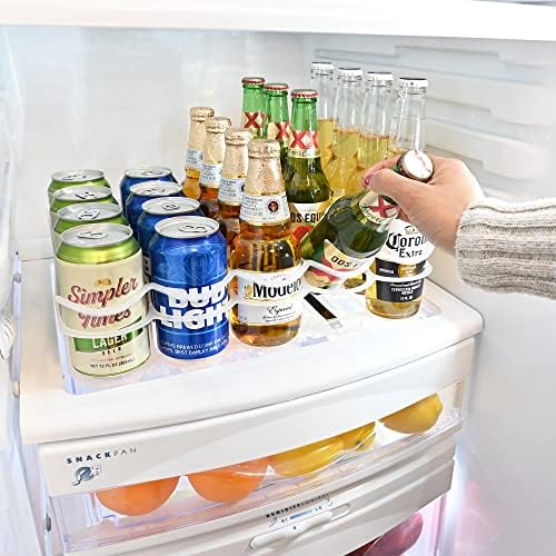 Display Technologies, Fridge-Plus Drink Organizer for Refrigerator Storage - Soda Can Dispenser and Soda Can Organizer Rack for Bar Fridge (Pack of 1) - Image 4