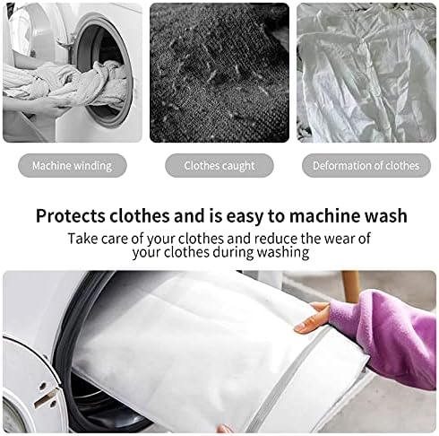 3 Pack Mesh Laundry Bags Medium by MDSXO- Fine Durable Lingerie Delicates Bag for Washing Machine for Socks, Bra, Mask,Underwear 12 * 16 inch [3 Pack] - Image 5