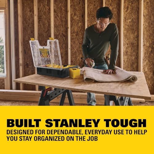 STANLEY Deep Pro Small Parts Organizer, 10 Compartments (STST14710) - Image 3