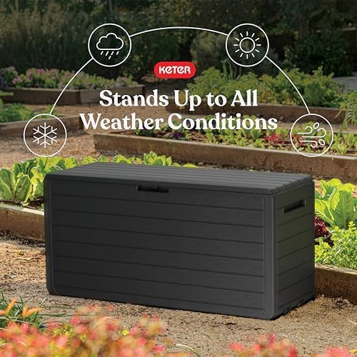 Keter Atlas 70 Gal Outdoor Storage Box for Patio and Pool Accessories - Image 3
