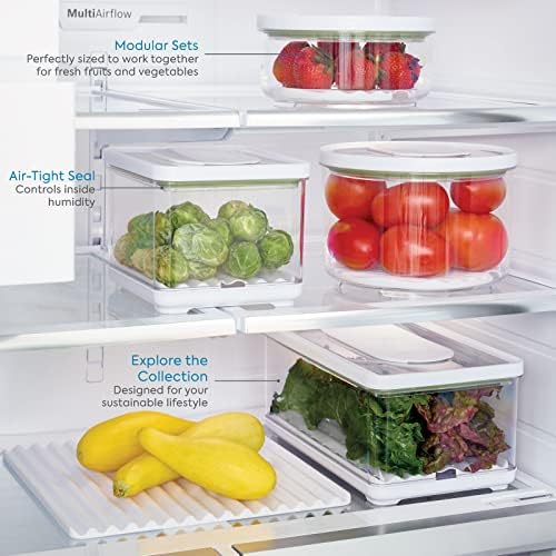 iDesign Round Fridge Produce Bin, Clear - Image 3