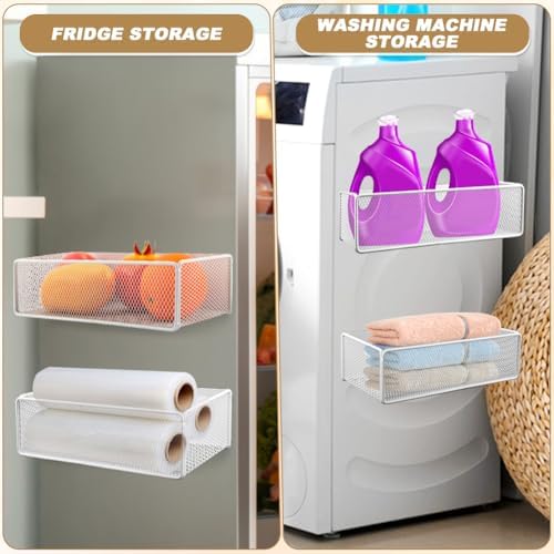 Magnetic Laundry Storage Basket for Washing Machine Side - Image 6