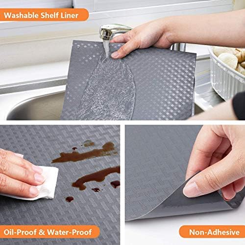 Shelf Liners for Kitchen Cabinets, Drawer Mats Non Adhensive 17.5"× 157.4" - Image 5