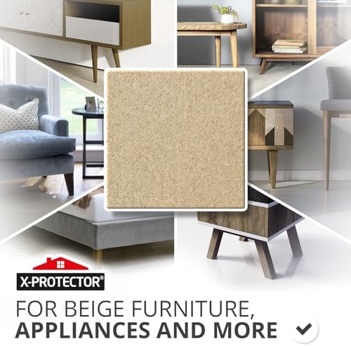 X-Protector Felt Furniture Pads - 20 PCS 6 x 1/2" - Premium Felt Strips - Image 2