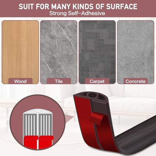 LSGCQ Floor Cord Cover Self Adhesive Cord Hider Floor Cable Management - Image 4