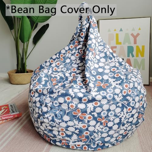 YuppieLife Stuffed Animal Storage Bean Bag Cover, 38" Velvet Toy Organizer - Image 5