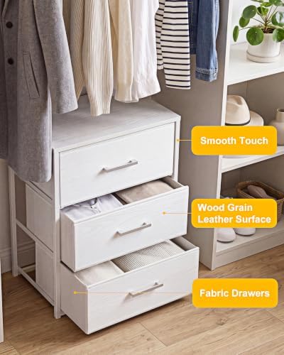 Fixwal Closet Drawers for Clothes, 1 Pack, 3 Drawers Dresser, 15.7" Wide - Image 5