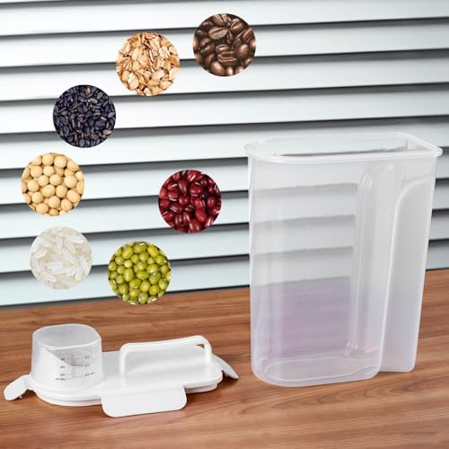 Rice Container,Rice Storage Container,5L,5.2Qt Tcereal Storage Container - Image 6