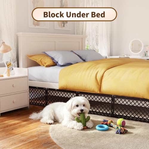 Goovilla Under Couch Blocker for Pets, 18 Pcs with 75 Zips Ties, Black - Image 5